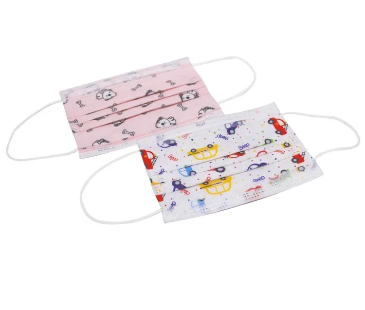 3 Ply Perfect Disposable Non-Woven Nose Mouth Printed Half Face Mask