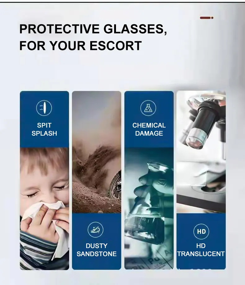 Anti Fog and Durable Clear Face Shield Clarity Mask Combine Comfort Safe Plastic Reusable Transparent Clear Face Mask