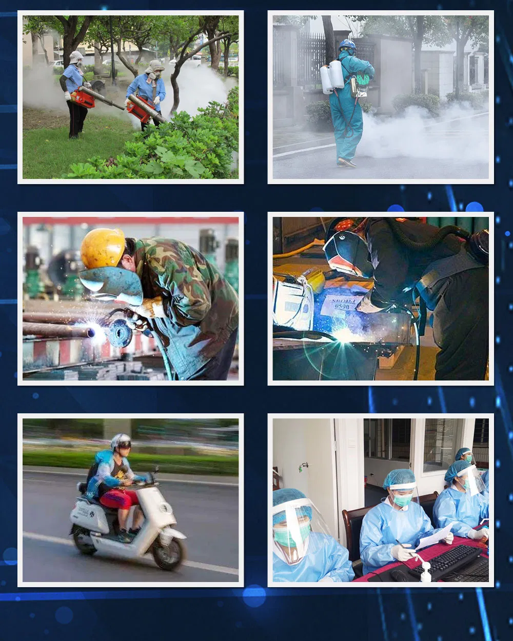 Clear Plastic Protective Face Shield Cover for Sale