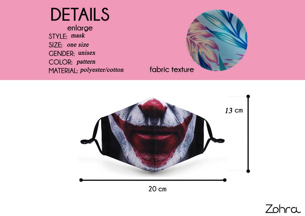 Cotton Thread Sewing Protect Droplets Face Mask 3D Printing Mask
