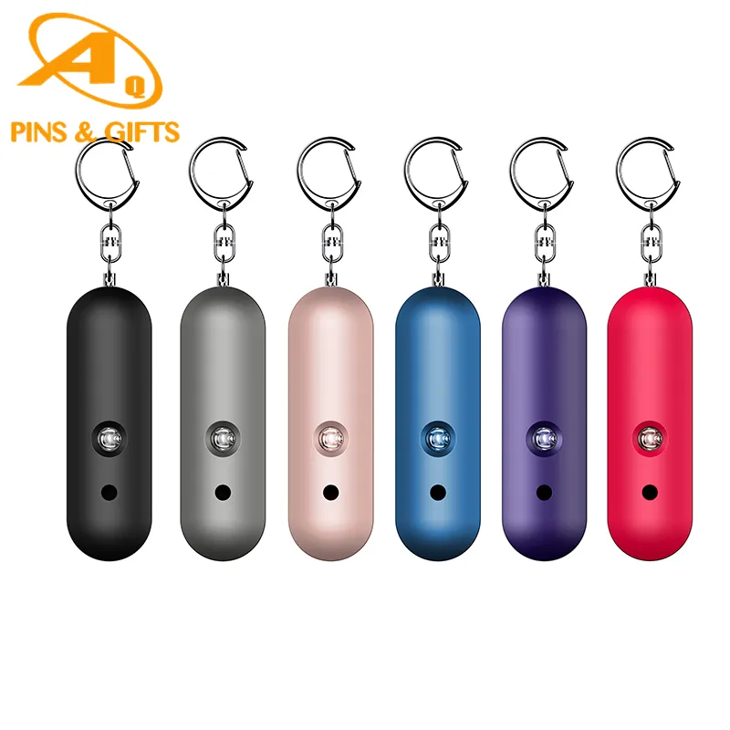 Crafts Shoes Rings Metal Brass Rubber Mobile Six Ways to Protect Your Safety Wolf Spray Protection Trail as Self Defense Alarm Keychain
