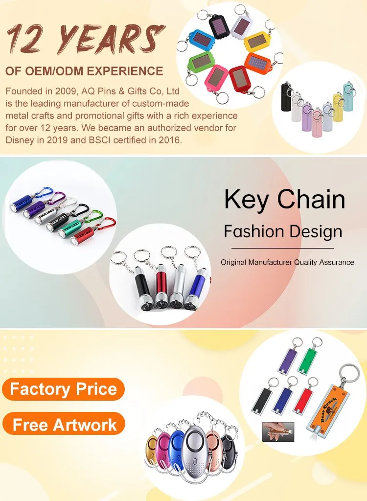 Custom Zinc Alloy Famous Self Defense Alarm Keychain Tag Metal Stainless Steel Plush Wholesale Crocs Shoe Keyring
