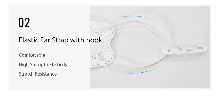 Direct Sales Elastic Ear Strap Soft Sponge Stripe Fashion Fish Type High Filter FFP3 Facemask