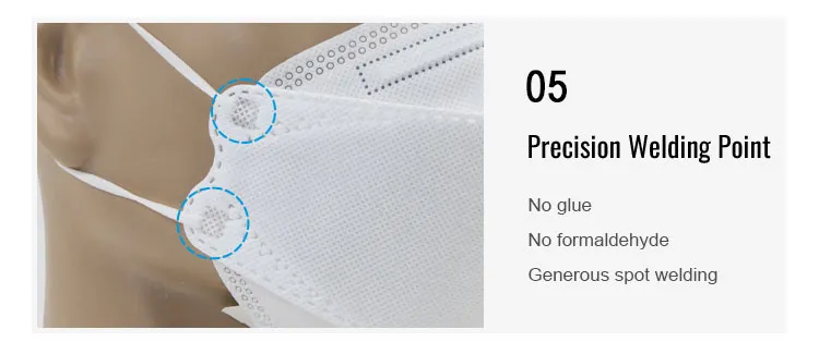 Direct Sales Elastic Ear Strap Soft Sponge Stripe Fashion Fish Type High Filter FFP3 Facemask