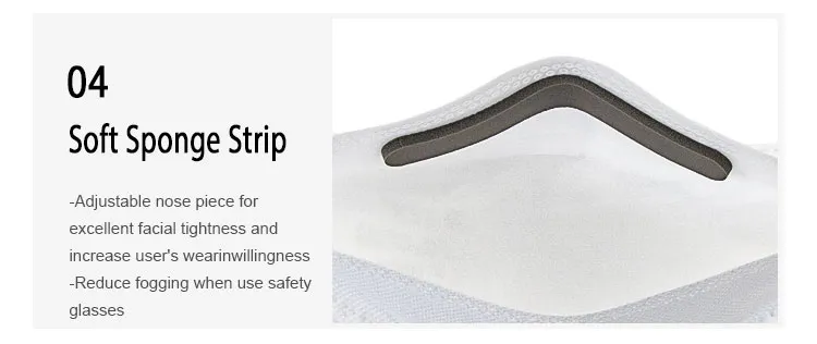 Direct Sales Elastic Ear Strap Soft Sponge Stripe Fashion Fish Type High Filter FFP3 Facemask