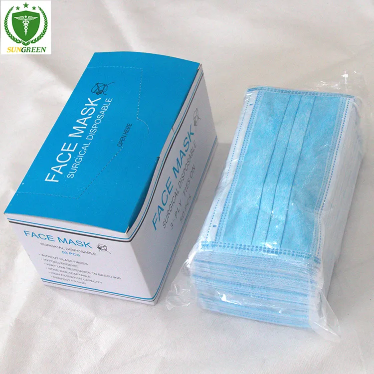 Disposable Medical Non-Woven Face Mask with Ear Loop