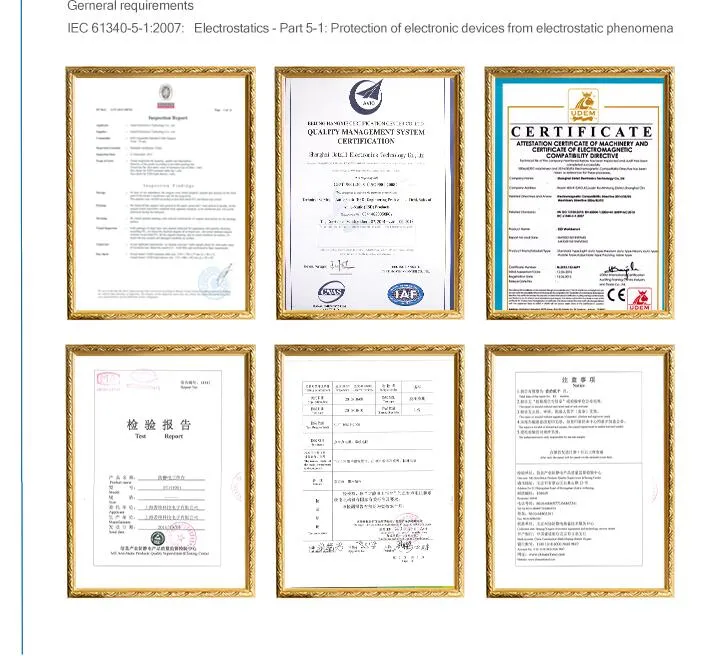 ESD Antistatic Safety Shoes for Laboratory Clean Room Ln-1577105PVC