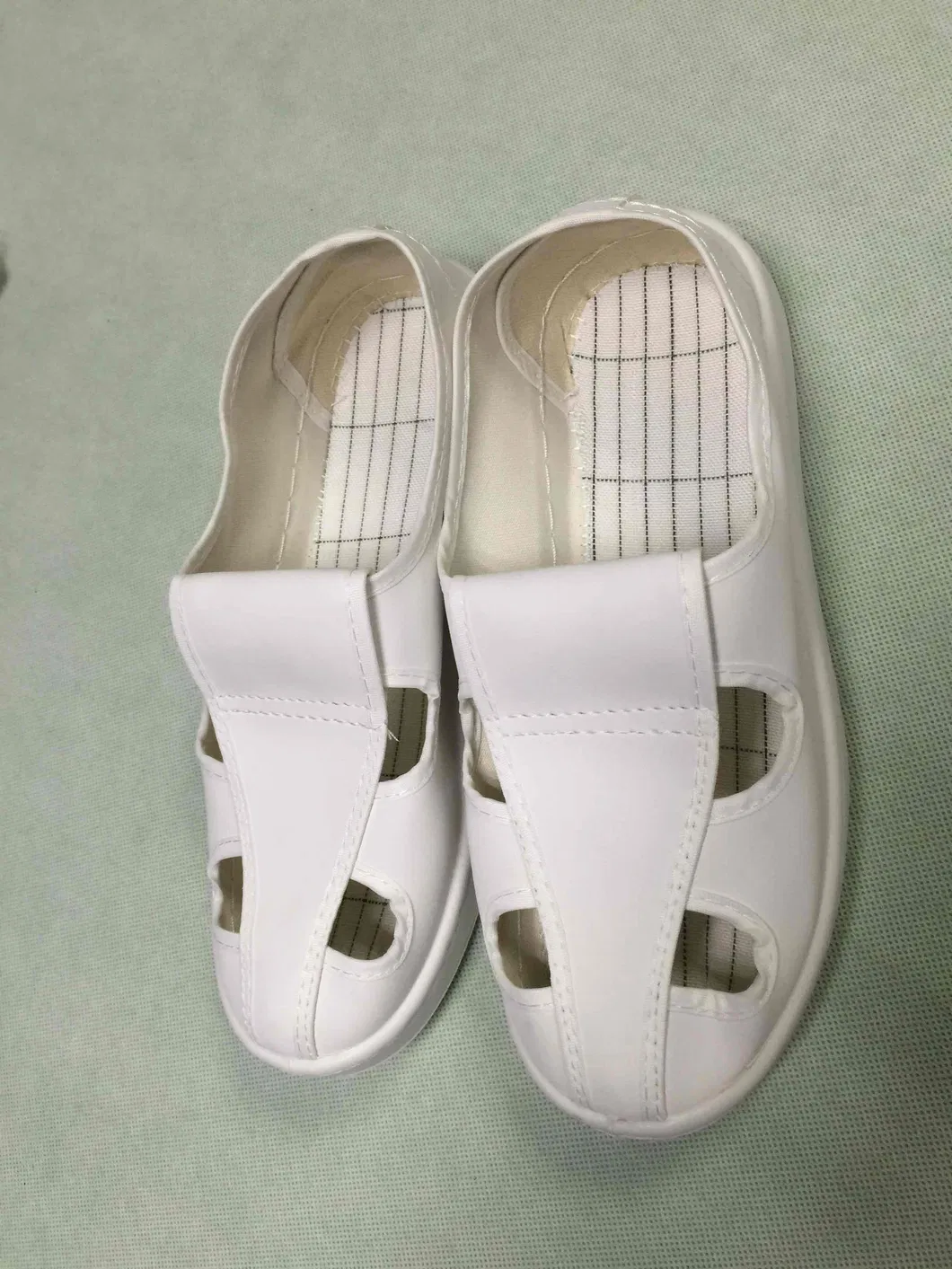 ESD Antistatic Safety Shoes for Laboratory Clean Room Ln-1577105PVC