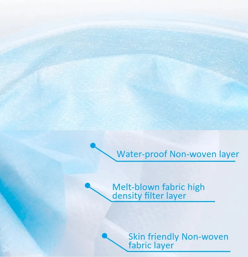 Executive Standard Yy 0469-2011 Protective Face Mask Disposable Mask 3 Ply with Earloop Nonwoven Face Mask Sterile/Eo Adult Respirator Mask
