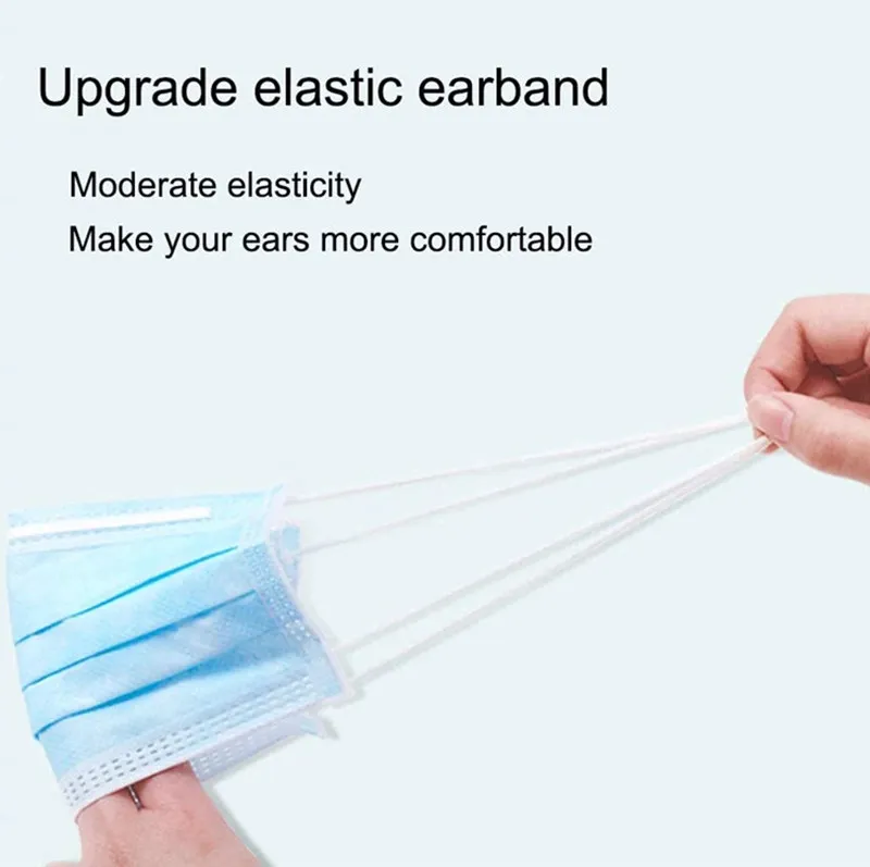 Executive Standard Yy 0469-2011 Protective Face Mask Disposable Mask 3 Ply with Earloop Nonwoven Face Mask Sterile/Eo Adult Respirator Mask