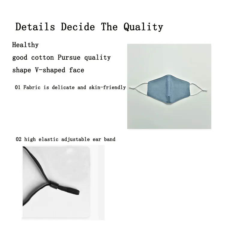 Fashion Washable Anti Odor Cotton Mouth Air Face Mask