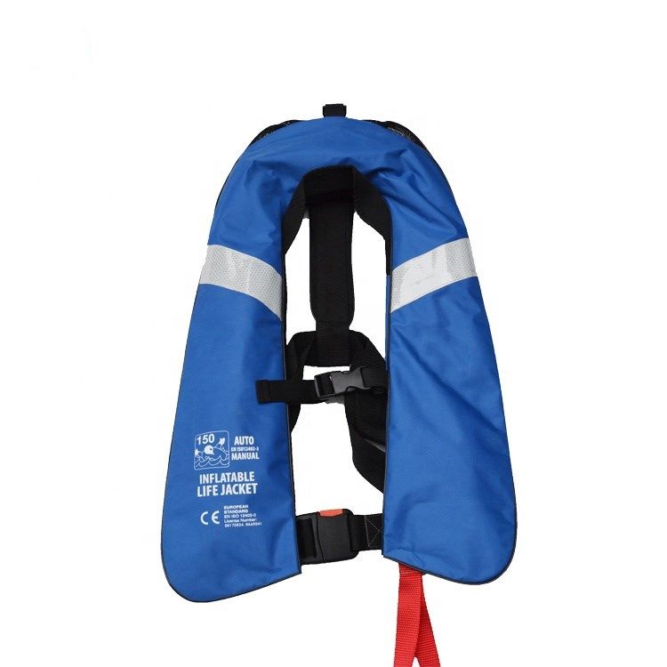 High Buoyancy 150n Personal Flotation Device Adult Inflatable Life Jackets for Outdoor Water Sports