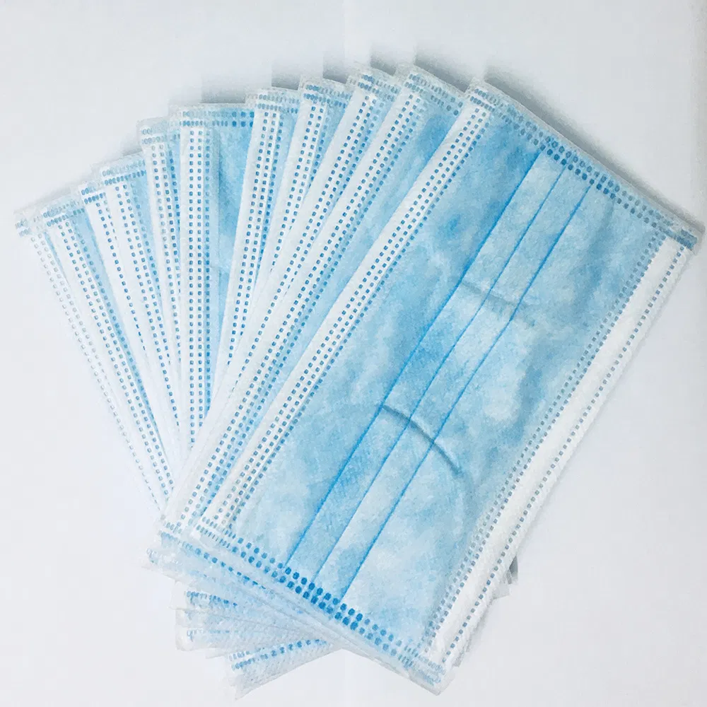 High Quality 3 Ply Non Woven Face Mask Disposable Masks Safety Respirator