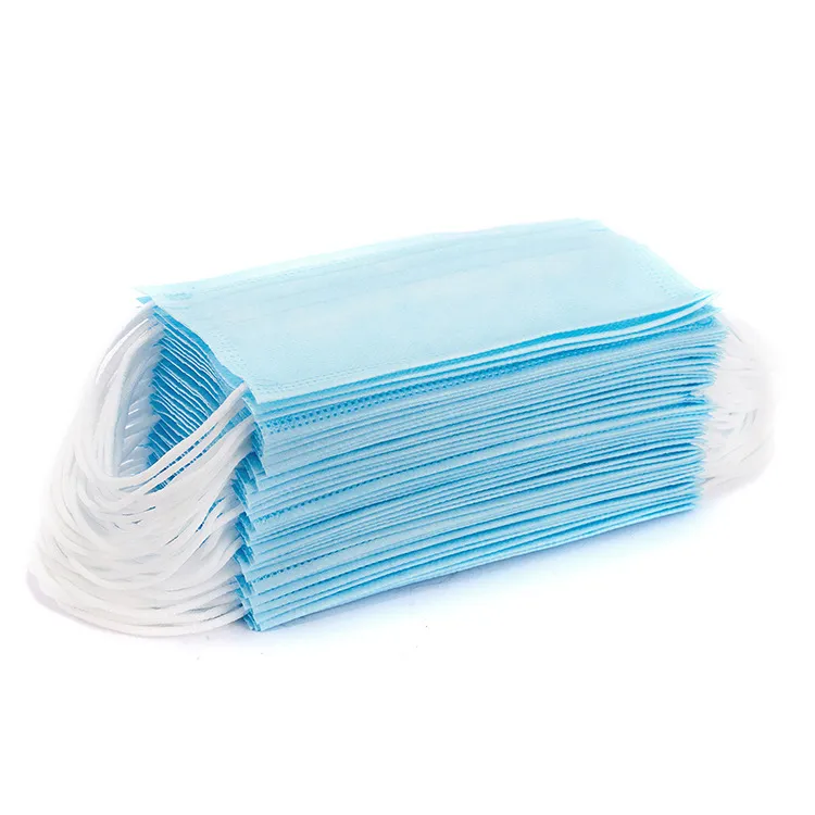 High Quality 3 Ply Non Woven Face Mask Disposable Masks Safety Respirator