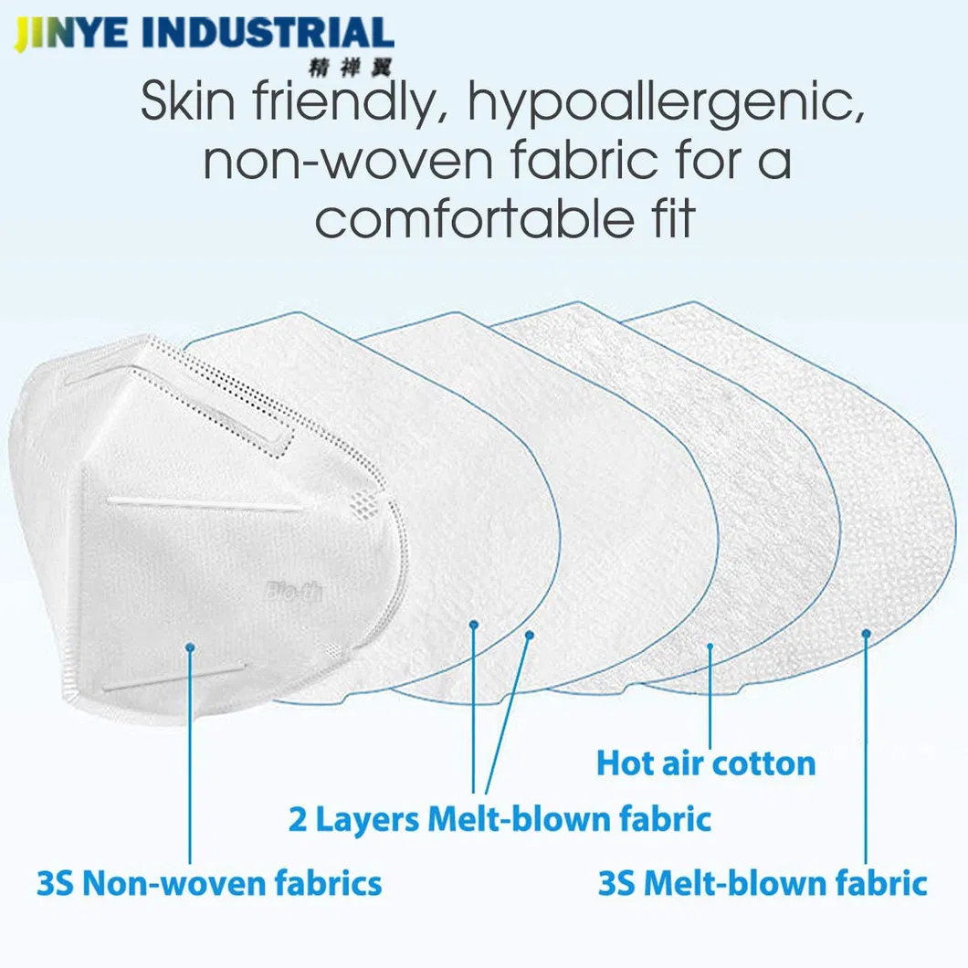 KN95 Mask Non-Woven KN95 Face Mask Disposable Earloop