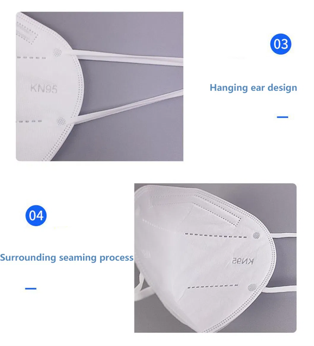 KN95 Mask Non-Woven KN95 Face Mask Disposable Earloop