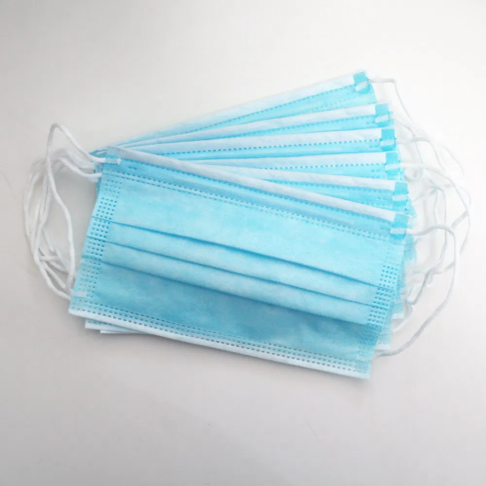 Manufacture Face Mask Disposable Procedure 3 Ply Earloop Face Mask