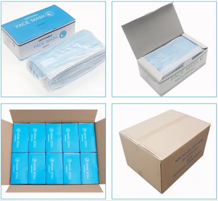 Non-Woven Disposable Melt-Blown Protective Face Mask, Earloop, Civil Use