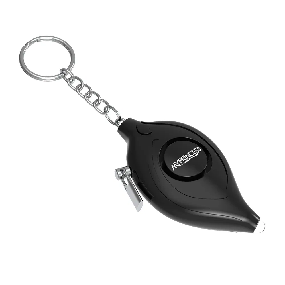 Personal Alarm Portable Self Defense Emergency Alarm for Women Elerdy Runner Girl Kids Custom Safety Rechargeable Alarm USB Type-C Anti Attack Alarm Keychain