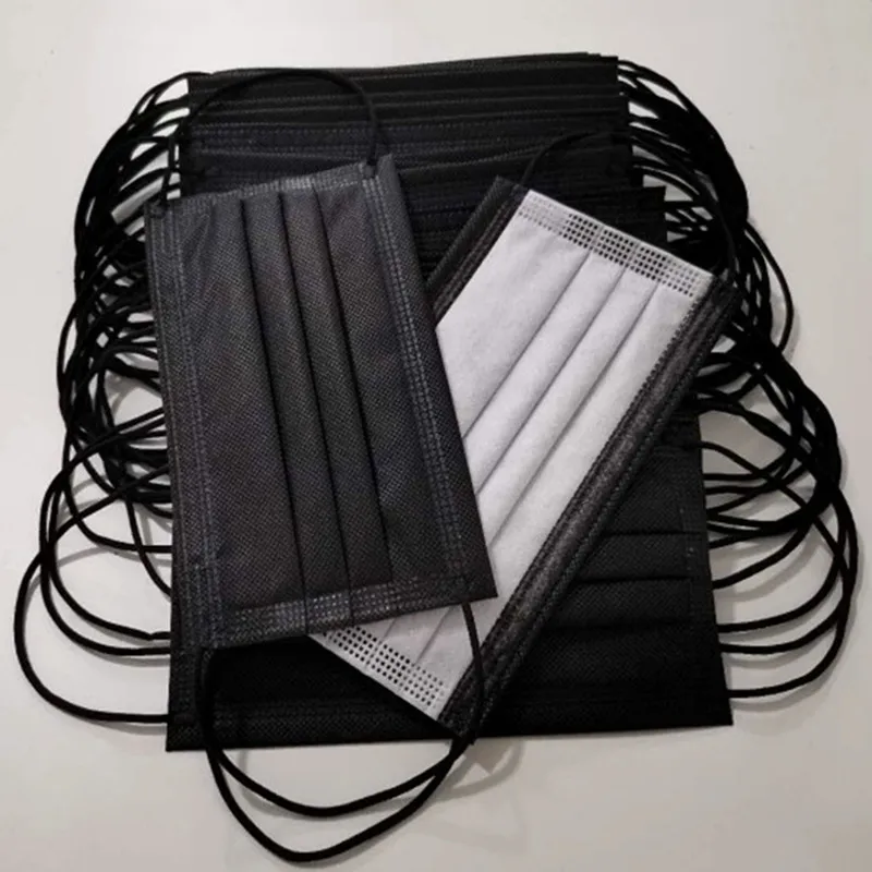 Stock Dustproof and Filter Haze Proof Black Mask