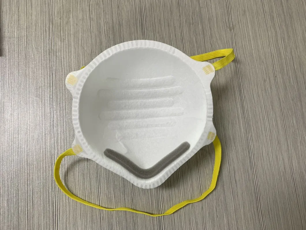 Wholesale EU Type En 149: 2001 Disposable Protective Dust Respirator 4 Ply Non-Woven Facial Mask Bowl Cup Type Protective Face Masks