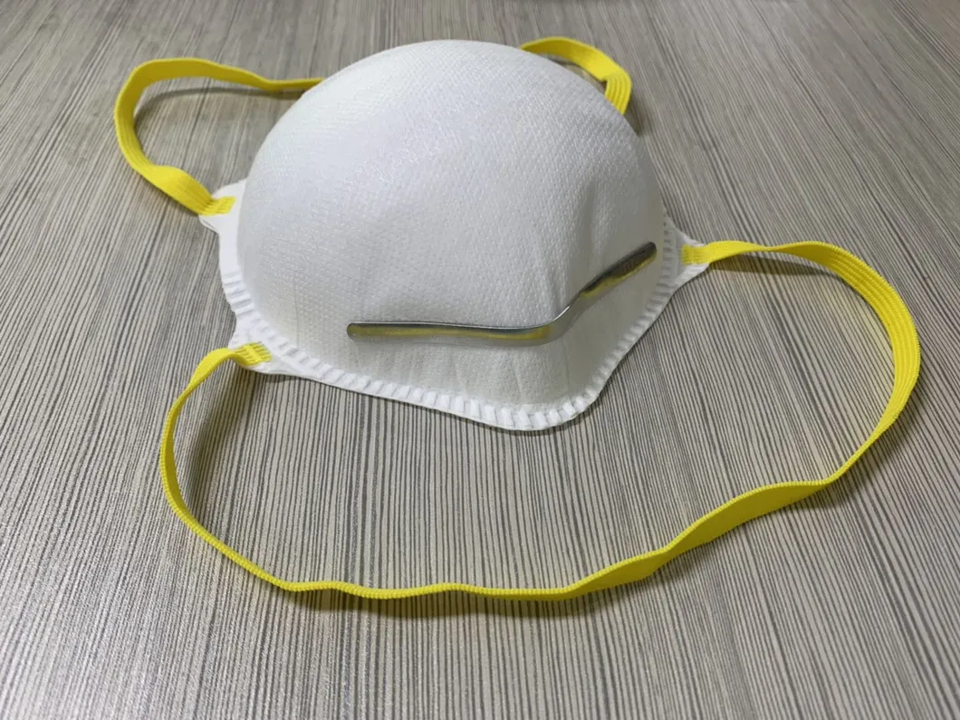 Wholesale EU Type En 149: 2001 Disposable Protective Dust Respirator 4 Ply Non-Woven Facial Mask Bowl Cup Type Protective Face Masks